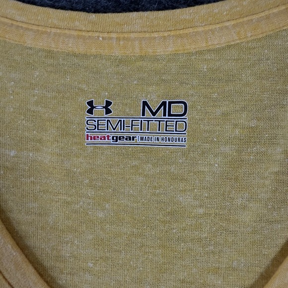 Under Armour Univ. of Minnesota Gophers Short Sleeve T-women's Yellow Medium - Picture 2 of 4